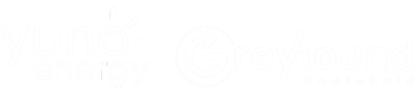Yuno Energy and Greyhound Logo