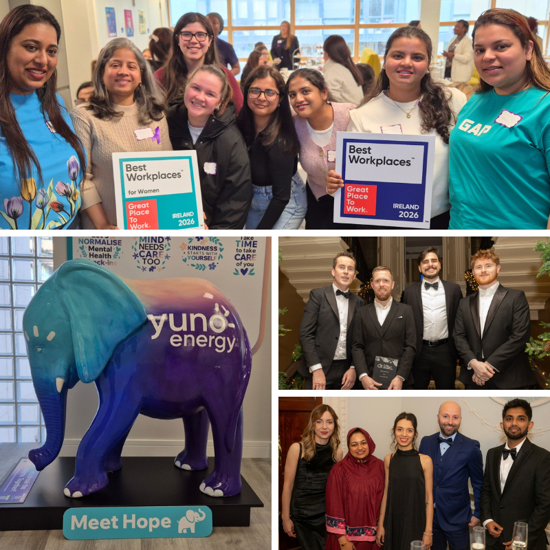 Colleagues at Yuno Energy enjoying various events