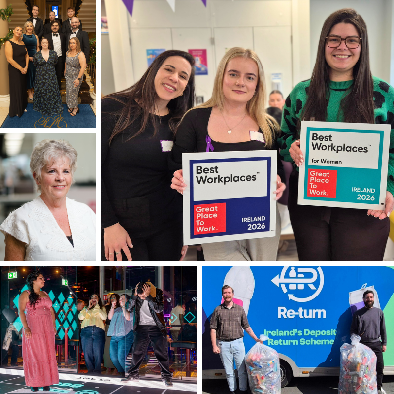 Colleagues enjoying events at Yuno Energy