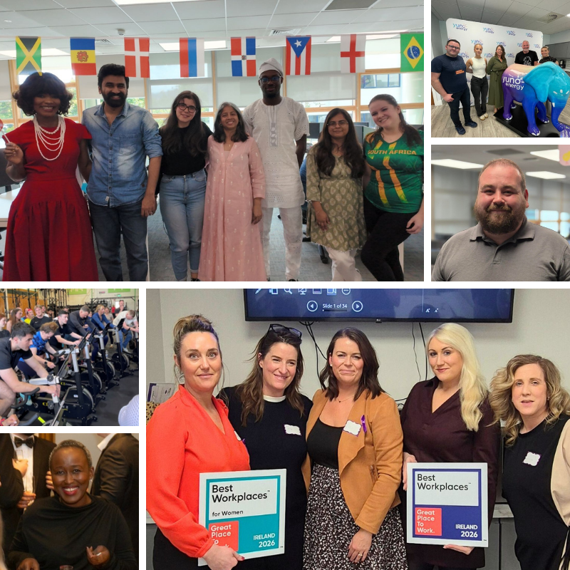 Colleagues at Yuno Energy enjoying various events