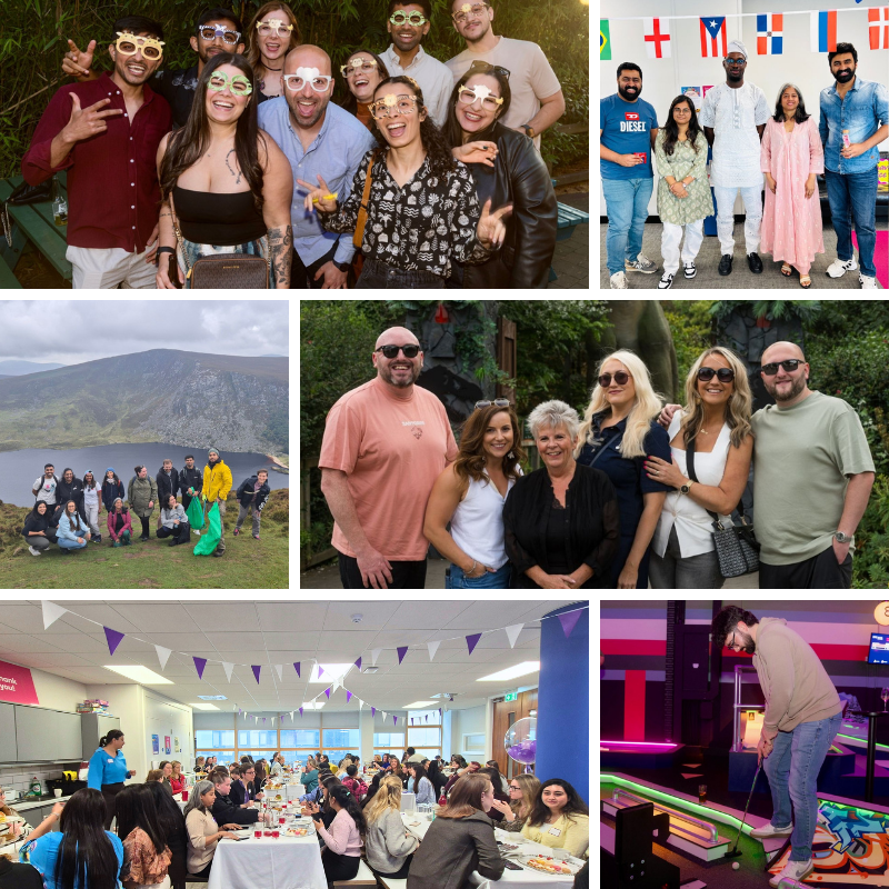 Colleagues at Yuno Energy enjoying various events